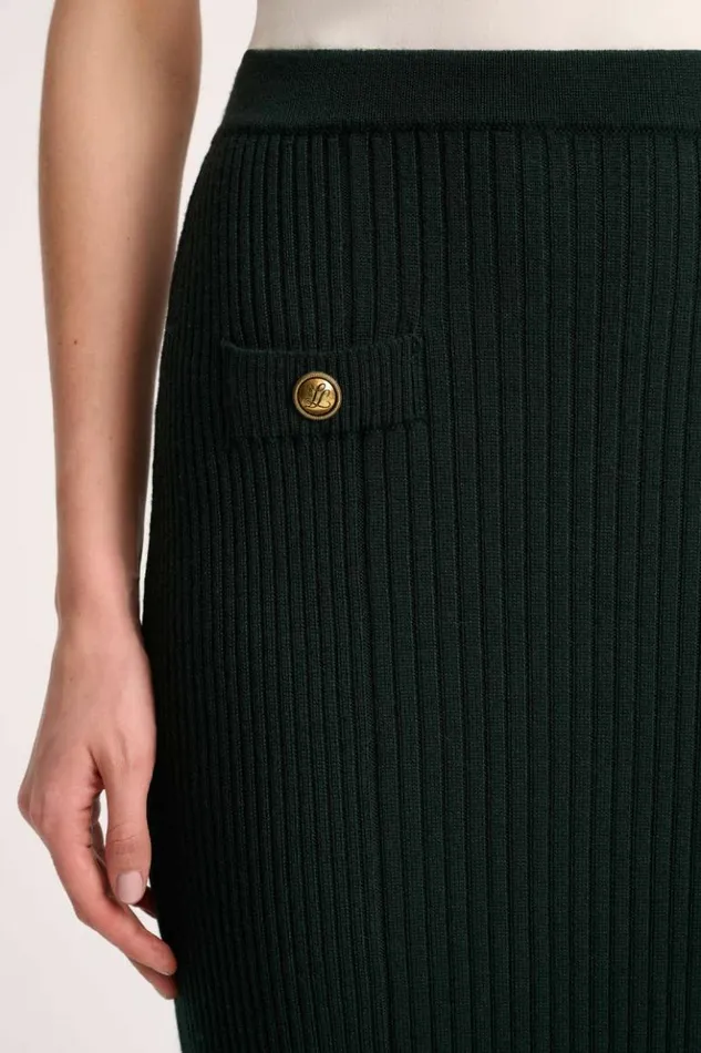 Luisa Spagnoli Skirts And Shorts Maionese 8211 Knit Skirt Bottlegreen 8211 Women