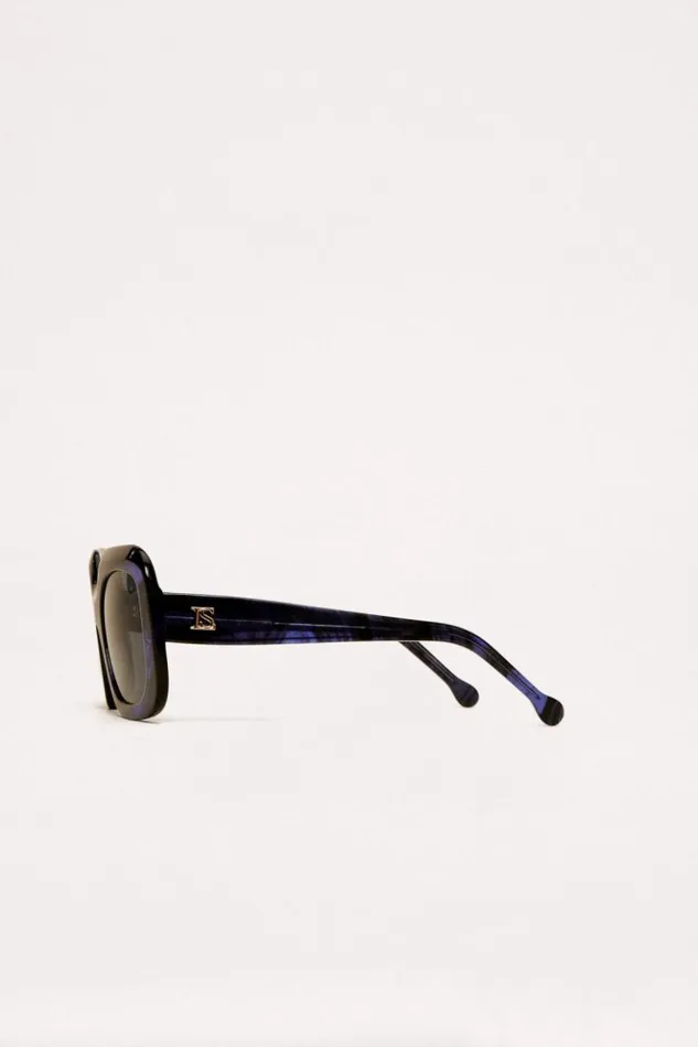 Luisa Spagnoli Sunglasses Xbrigitte 8211 Square Sunglasses Bluegold 8211 Women Luisa Spagnoli Sunglasses Xbrigitte 8211 Square Sunglasses Bluegold 8211 Women