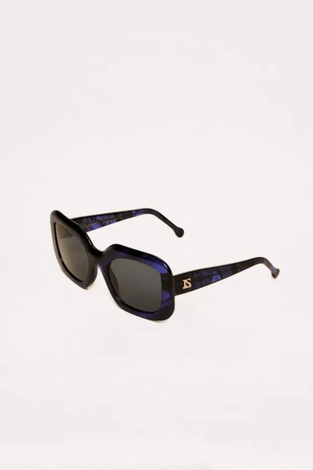 Luisa Spagnoli Sunglasses Xbrigitte 8211 Square Sunglasses Bluegold 8211 Women Luisa Spagnoli Sunglasses Xbrigitte 8211 Square Sunglasses Bluegold 8211 Women