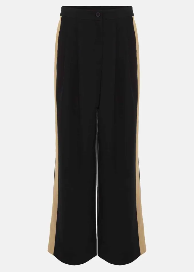 Mae Side Stripe Wide Leg Trouser Navy Women Phase Eight Trousers