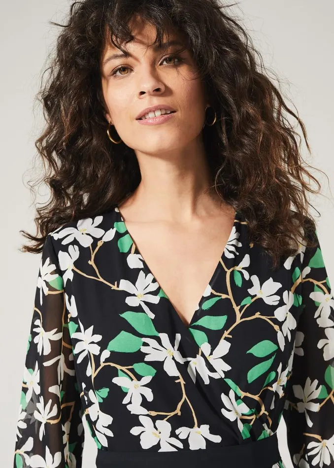 Magnolia Dress Navygreen Women Phase Eight Dresses
