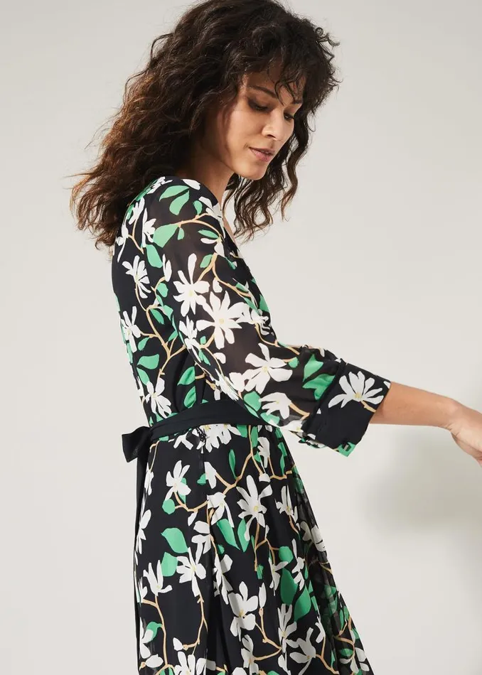 Magnolia Dress Navygreen Women Phase Eight Dresses