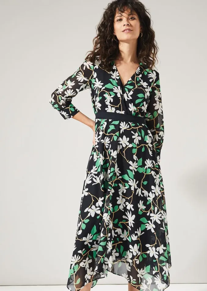 Magnolia Dress Navygreen Women Phase Eight Dresses