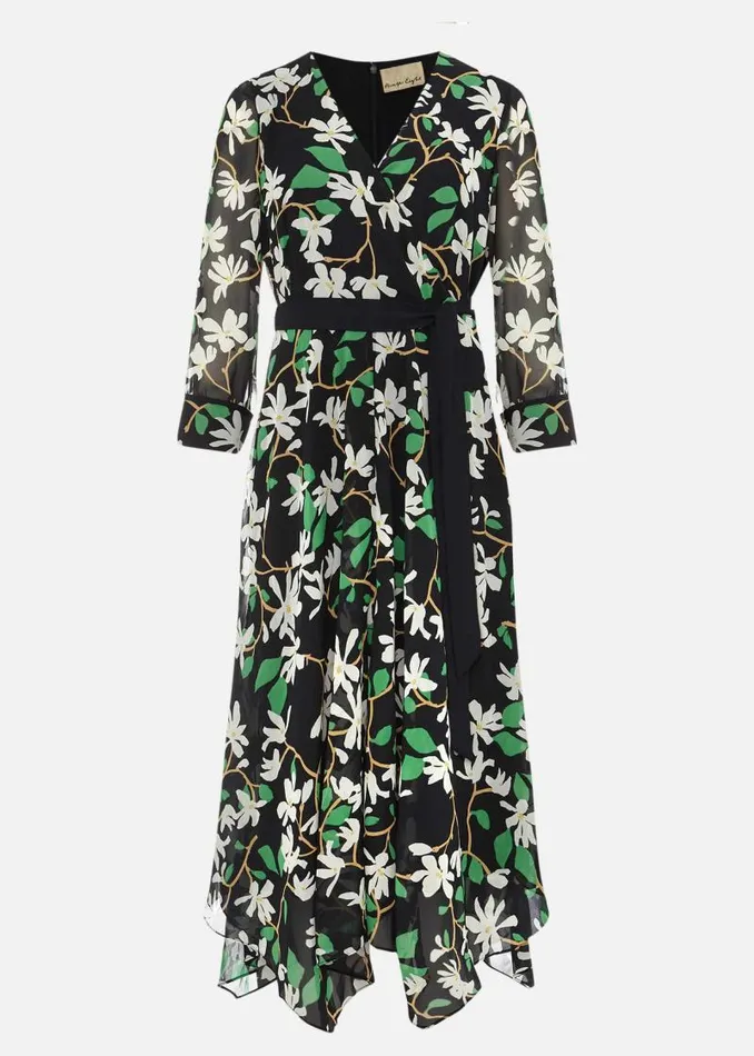 Magnolia Dress Navygreen Women Phase Eight Dresses