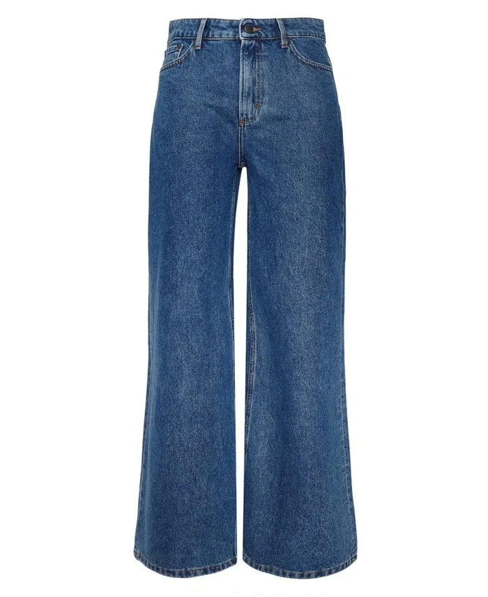 Maisie WideLeg Jeans Ecru Women Barbour Trousers and Shorts