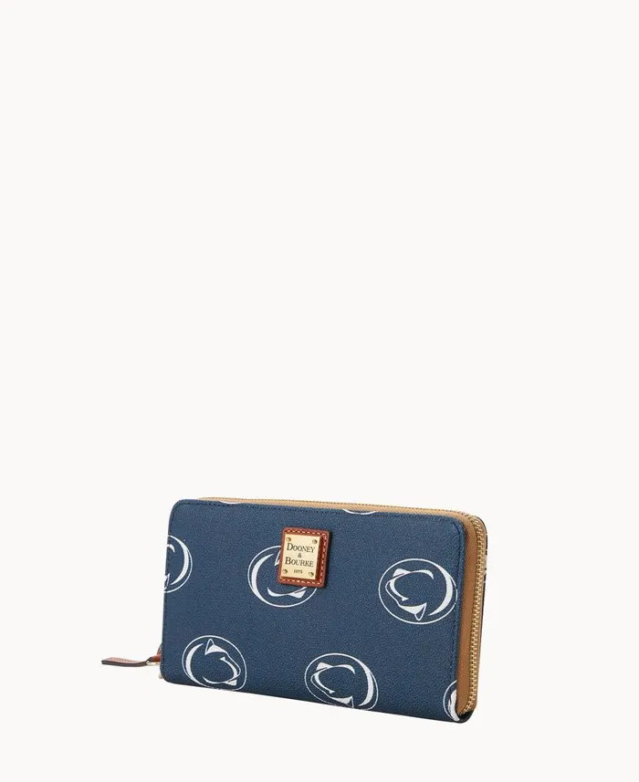 ManWoman Collegiate Penn State University Large Zip Around Wristlet Penn State Dooney and Bourke Wallets ManWoman Collegiate Penn State University Large Zip Around Wristlet Penn State Dooney and Bourke Wallets