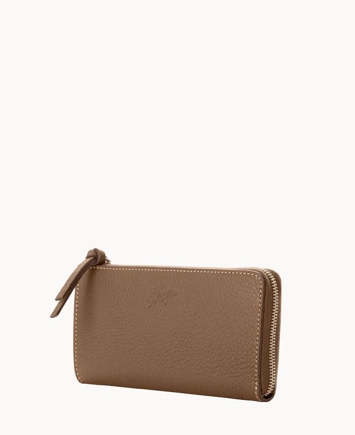 ManWoman Henrys Zip Clutch Dark Taupe Dooney and Bourke Wallets ManWoman Henrys Zip Clutch Dark Taupe Dooney and Bourke Wallets