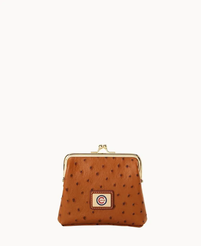 ManWoman MLB Cubs Large Framed Purse Cubs Dooney and Bourke Wallets