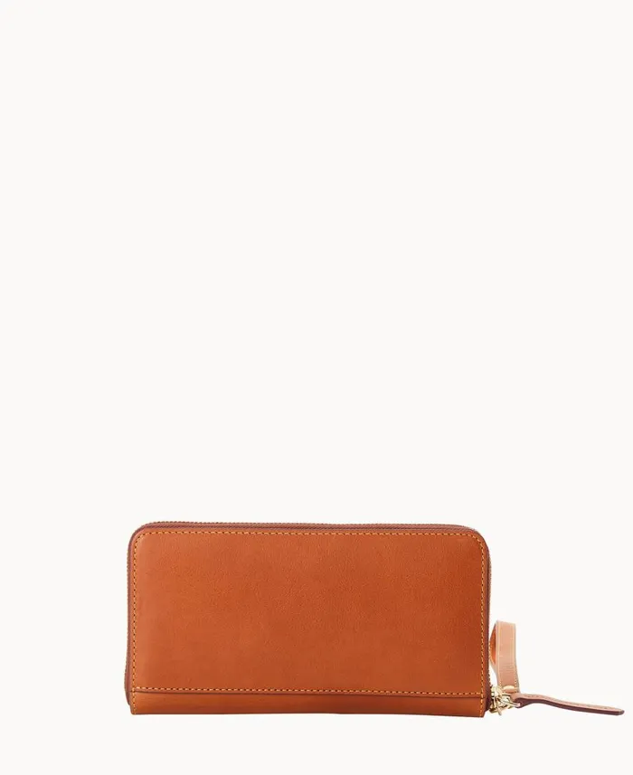 ManWoman MLB Giants Large Zip Around Wristlet Giants Dooney and Bourke Wallets