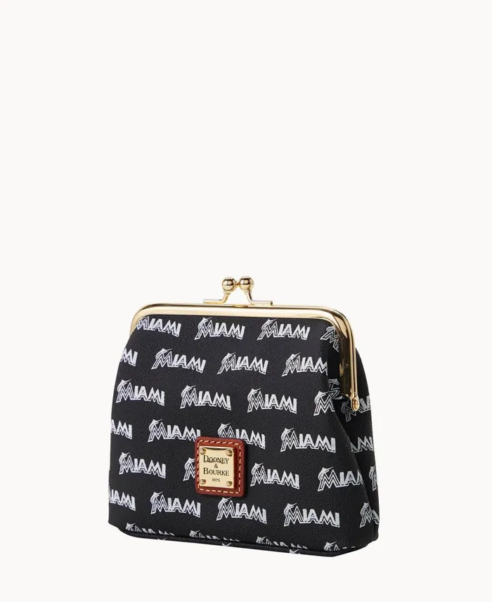 ManWoman MLB Marlins Large Framed Purse Marlins Dooney and Bourke Wallets ManWoman MLB Marlins Large Framed Purse Marlins Dooney and Bourke Wallets