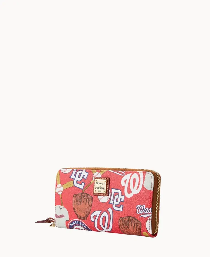 ManWoman MLB Nationals Large Zip Around Wristlet Nationals Dooney and Bourke Wallets ManWoman MLB Nationals Large Zip Around Wristlet Nationals Dooney and Bourke Wallets