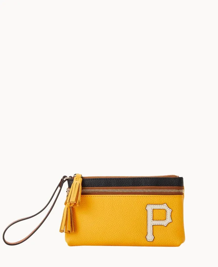 ManWoman MLB Pirates Double Zip Wristlet Pirates Dooney and Bourke Wallets