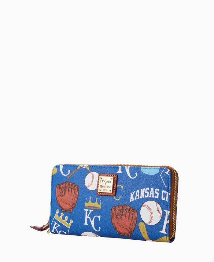 ManWoman MLB Royals Large Zip Around Wristlet Royals Dooney and Bourke Wallets ManWoman MLB Royals Large Zip Around Wristlet Royals Dooney and Bourke Wallets
