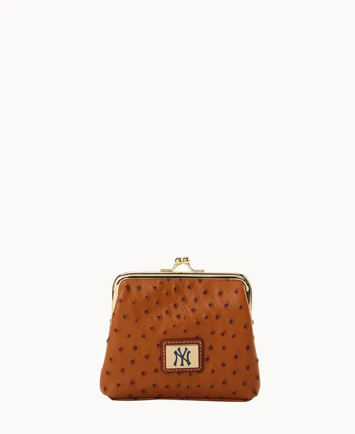 ManWoman MLB Yankees Large Framed Purse Yankees Dooney and Bourke Wallets
