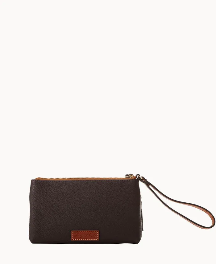 ManWoman NFL Browns Double Zip Wristlet Browns Dooney and Bourke Wallets ManWoman NFL Browns Double Zip Wristlet Browns Dooney and Bourke Wallets