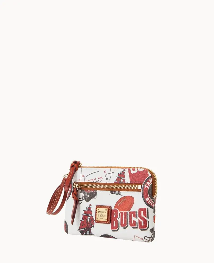 ManWoman NFL Buccaneers Zip Around Wristlet Buccaneers Dooney and Bourke Wallets