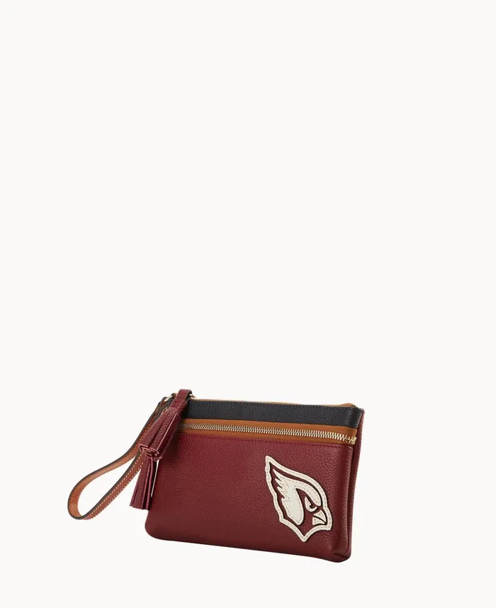 ManWoman NFL Cardinals Double Zip Wristlet Cardinals Dooney and Bourke Wallets