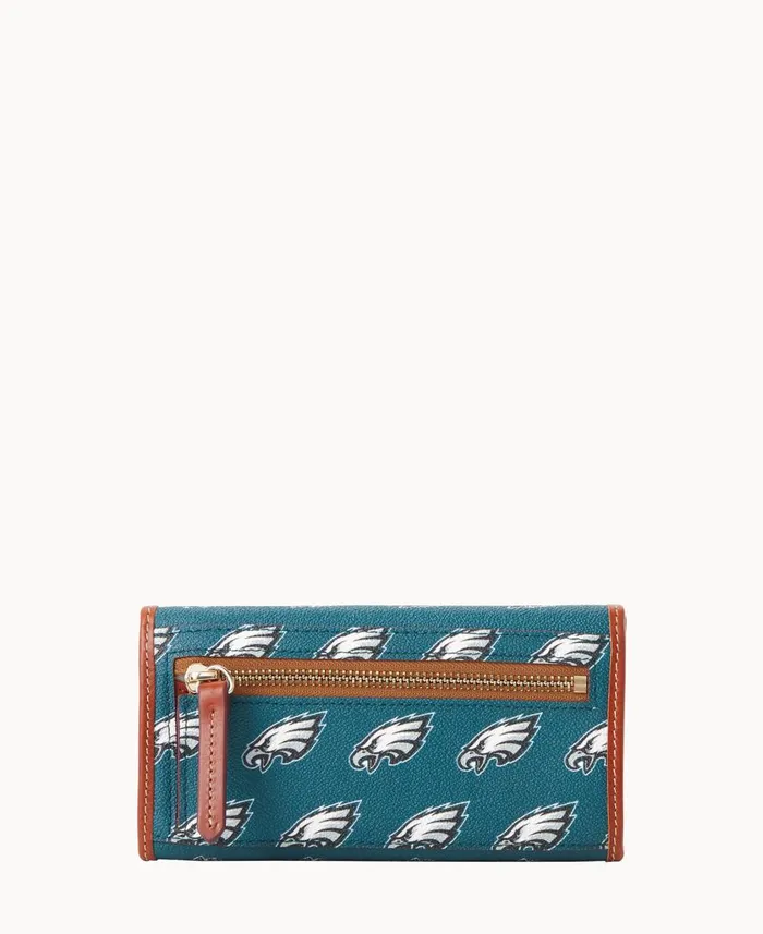 ManWoman NFL Eagles Continental Clutch Eagles Dooney and Bourke Wallets ManWoman NFL Eagles Continental Clutch Eagles Dooney and Bourke Wallets