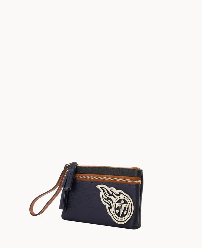 ManWoman NFL Titans Double Zip Wristlet Titans Dooney and Bourke Wallets ManWoman NFL Titans Double Zip Wristlet Titans Dooney and Bourke Wallets