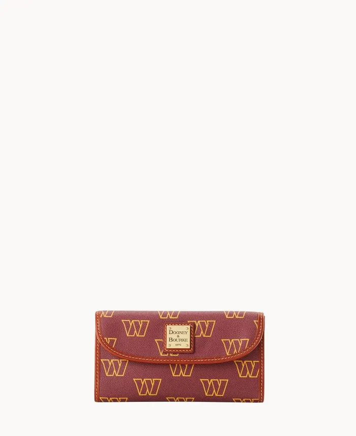 ManWoman NFL Washington Continental Clutch Washington Dooney and Bourke Wallets