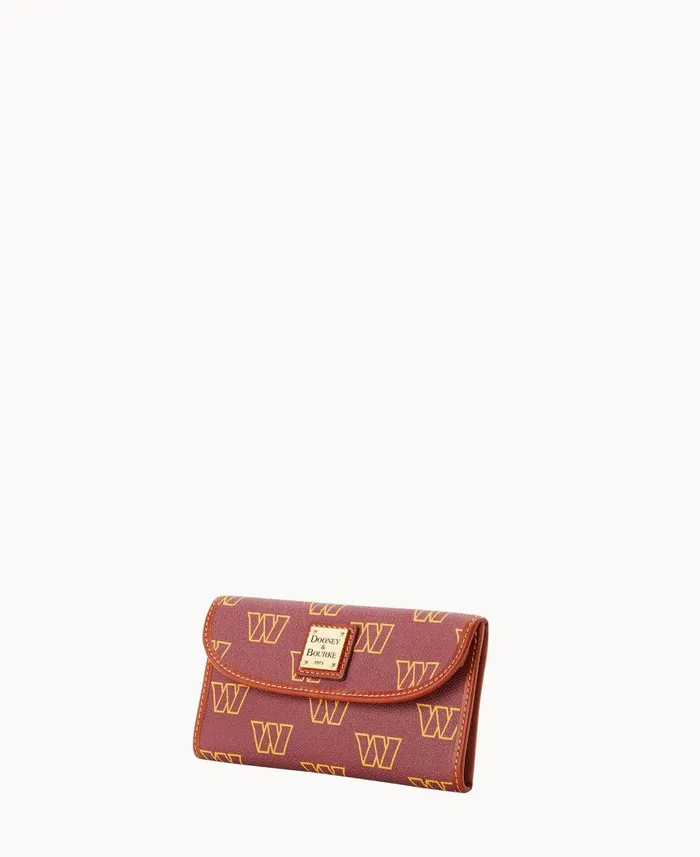 ManWoman NFL Washington Continental Clutch Washington Dooney and Bourke Wallets ManWoman NFL Washington Continental Clutch Washington Dooney and Bourke Wallets