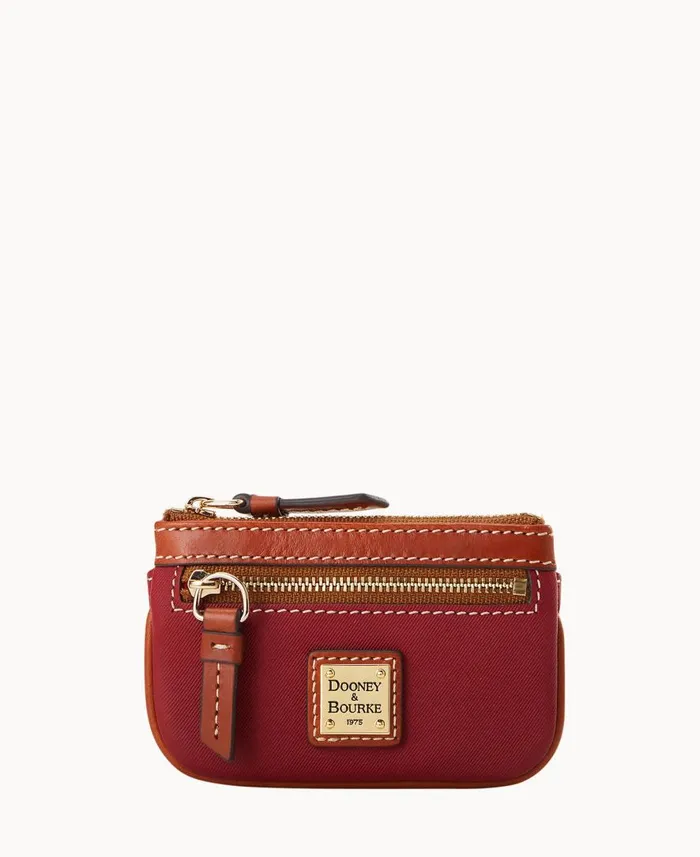 ManWoman Torino Small Coin Case Cranberry Dooney and Bourke Wallets
