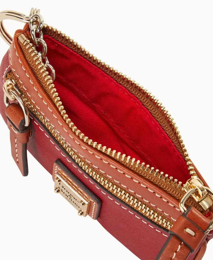 ManWoman Torino Small Coin Case Cranberry Dooney and Bourke Wallets