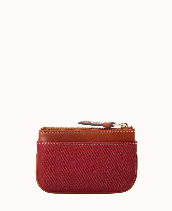ManWoman Torino Small Coin Case Cranberry Dooney and Bourke Wallets
