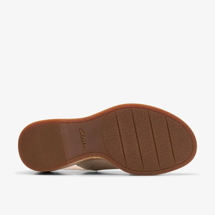 Manon Wish Off White Leather Women Clarks Sandals and Flip Flops