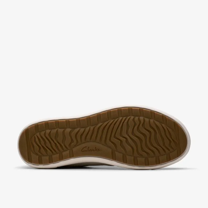Mapstone Lace White Leather Men Clarks Sneakers