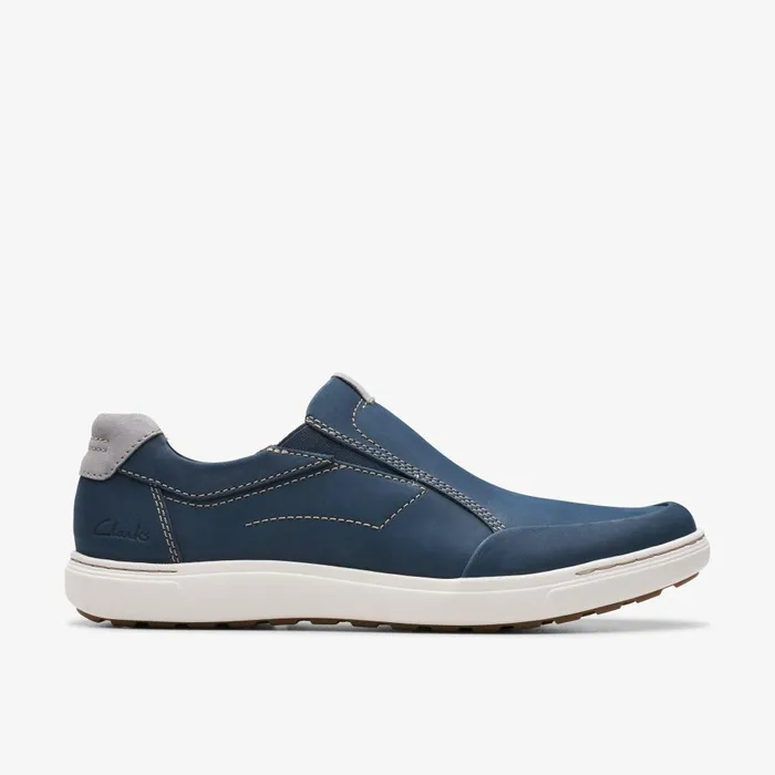 Mapstone Step Navy Nubuck Men Clarks Sneakers