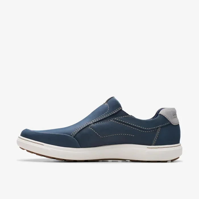 Mapstone Step Navy Nubuck Men Clarks Sneakers