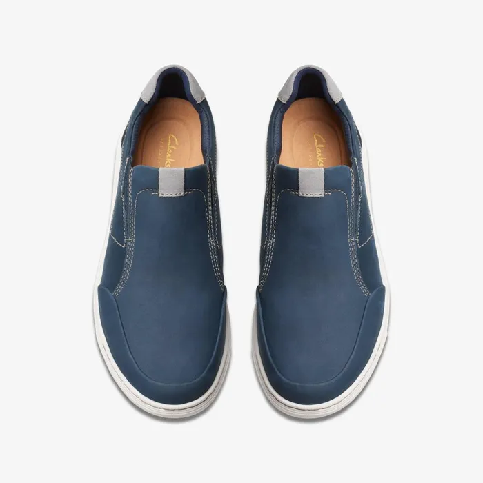 Mapstone Step Navy Nubuck Men Clarks Sneakers