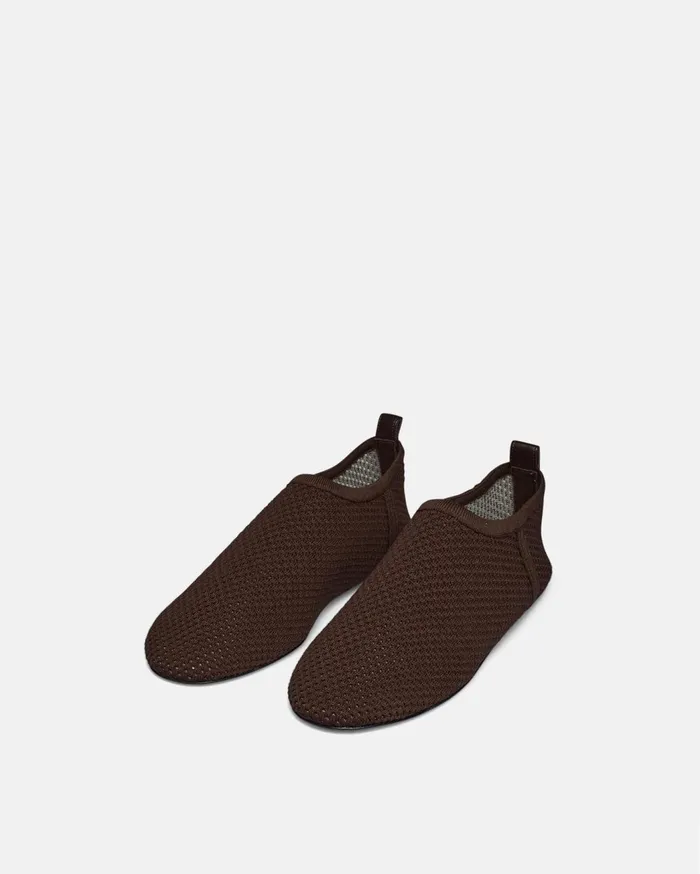 Maris Rounded Toe MeshKnit RoundToe Slip On Shoes Java Women Nanushka Shoes