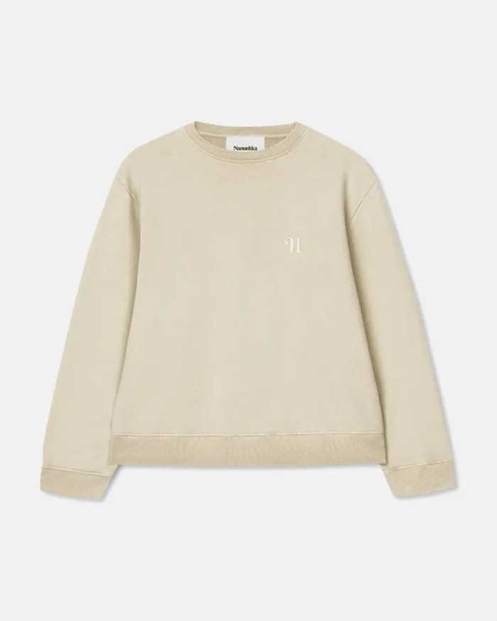 Mart Recycled Cotton Sweatshirt Shell Symbol WomenMen Nanushka Sweatshirts