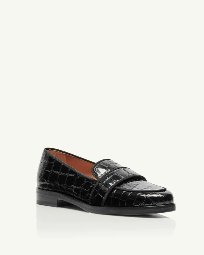 Martin Mocassin Black Women Aquazzura Flats