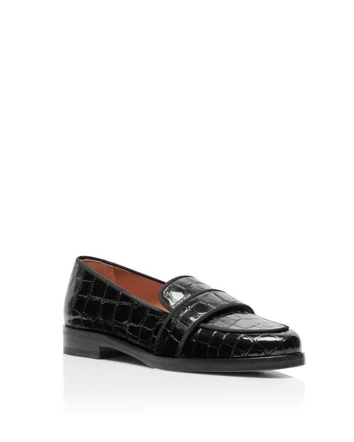 Martin Mocassin Black Women Aquazzura Flats