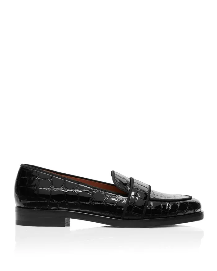 Martin Mocassin Black Women Aquazzura Flats