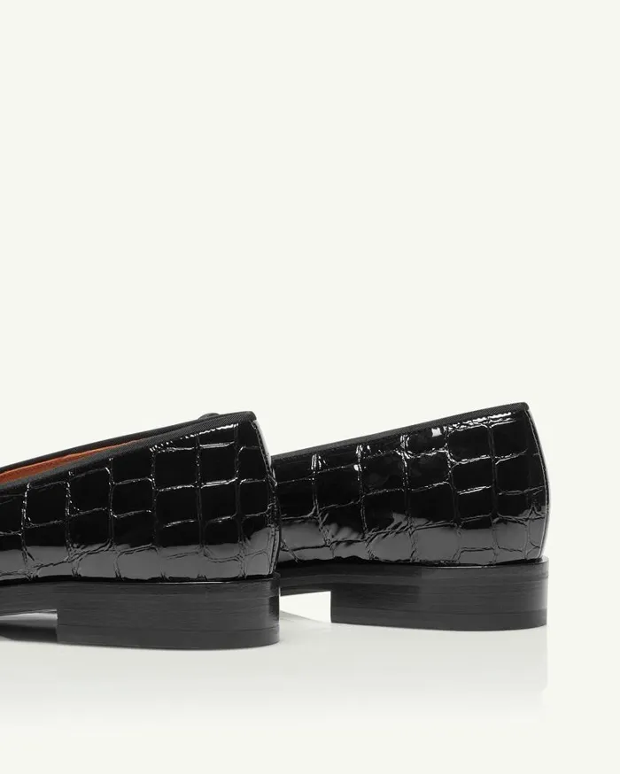 Martin Mocassin Black Women Aquazzura Flats