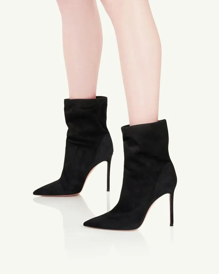 Matignon Bootie 105 Black Women Aquazzura Booties