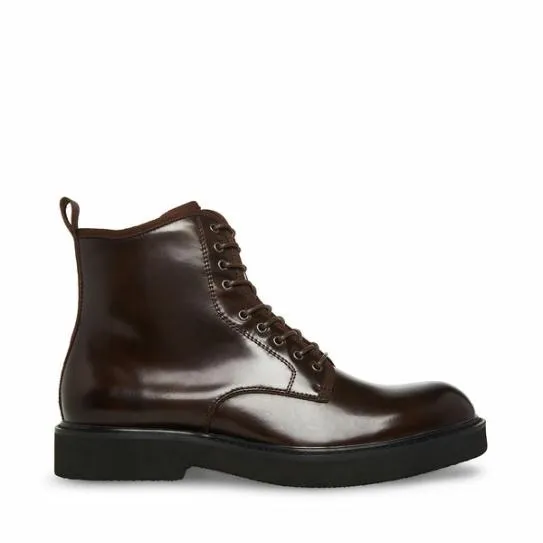 Men039s ADRYAN BROWN BOX Brown Box Steve Madden Boots