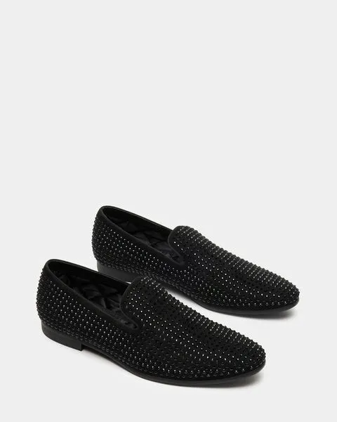 Men039s CAVIA BLACK Black Steve Madden Loafers
