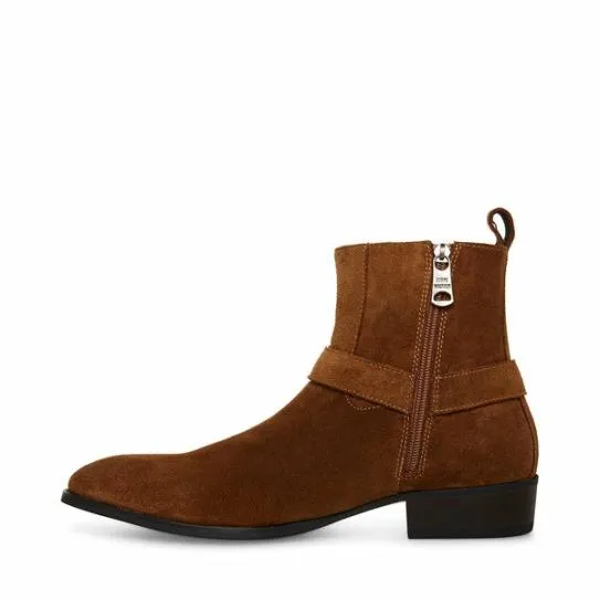 Men039s DASH COGNAC SUEDE Cognac Suede Steve Madden Boots Men039s DASH COGNAC SUEDE Cognac Suede Steve Madden Boots