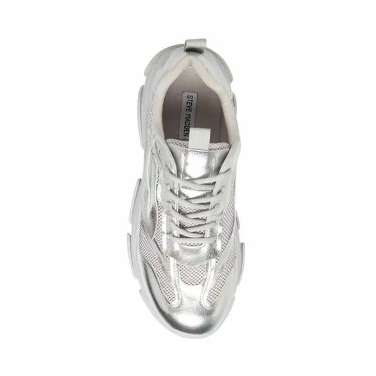 Men039s POSSESS SILVER Silver Steve Madden Sneakers Men039s POSSESS SILVER Silver Steve Madden Sneakers