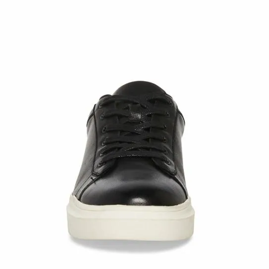 Men039s TILTON BLACK LEATHER Black Leather Steve Madden Sneakers Men039s TILTON BLACK LEATHER Black Leather Steve Madden Sneakers