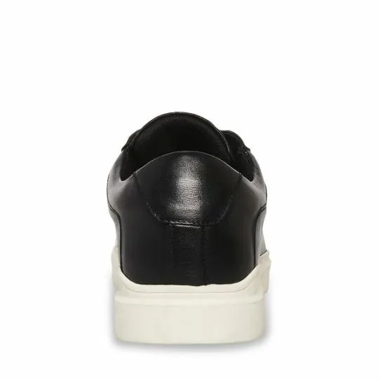 Men039s TILTON BLACK LEATHER Black Leather Steve Madden Sneakers Men039s TILTON BLACK LEATHER Black Leather Steve Madden Sneakers