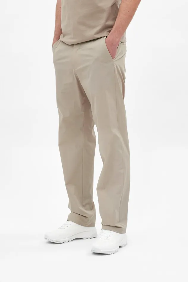Men Aaren Travel Light Light Khaki Norse Projects Trousers