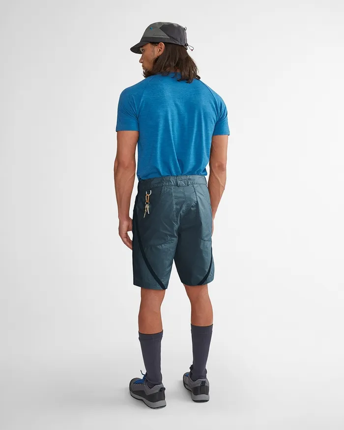 Men Ansur Katla Cotton Shorts Raven Black Klttermusen Shorts