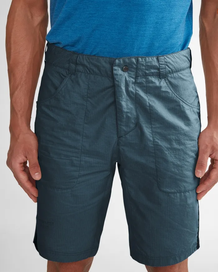 Men Ansur Katla Cotton Shorts Raven Black Klttermusen Shorts