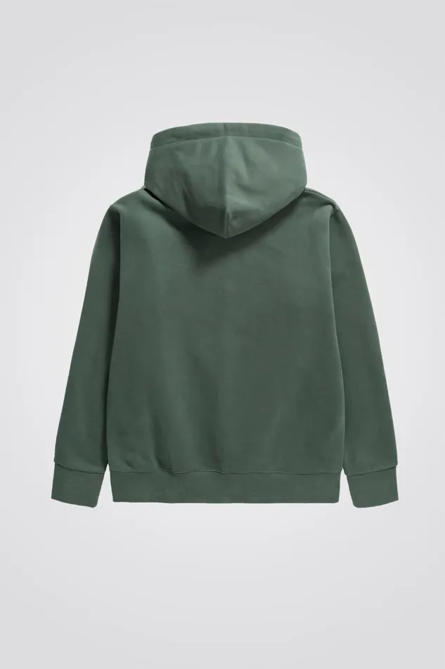 Men Arne Relaxed Organic Brushed Fleece Large N Hoodie Spruce Green Norse Projects Sweatshirts